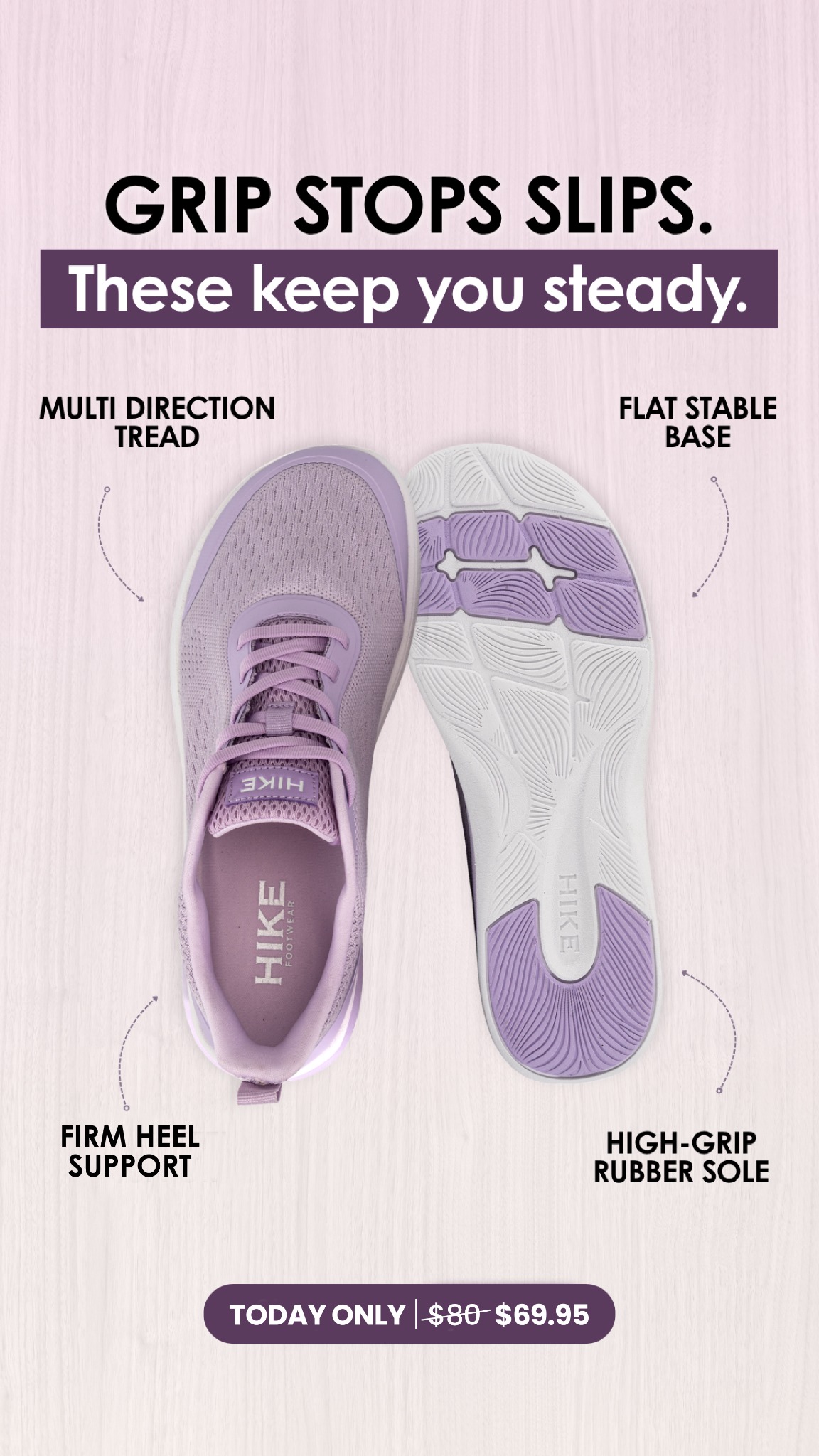 HIKE Footwear Facebook ad