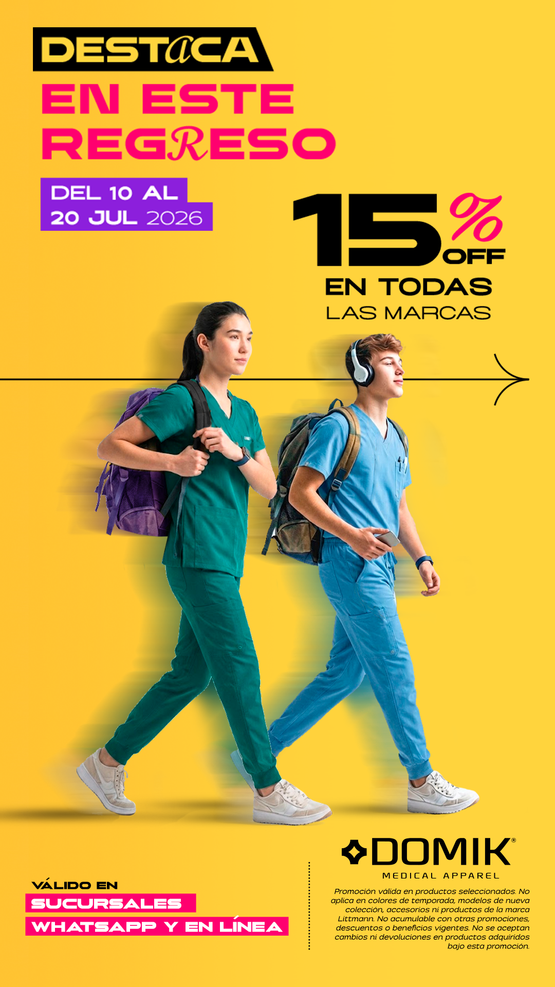 Domik Uniformes Médicos Facebook ad