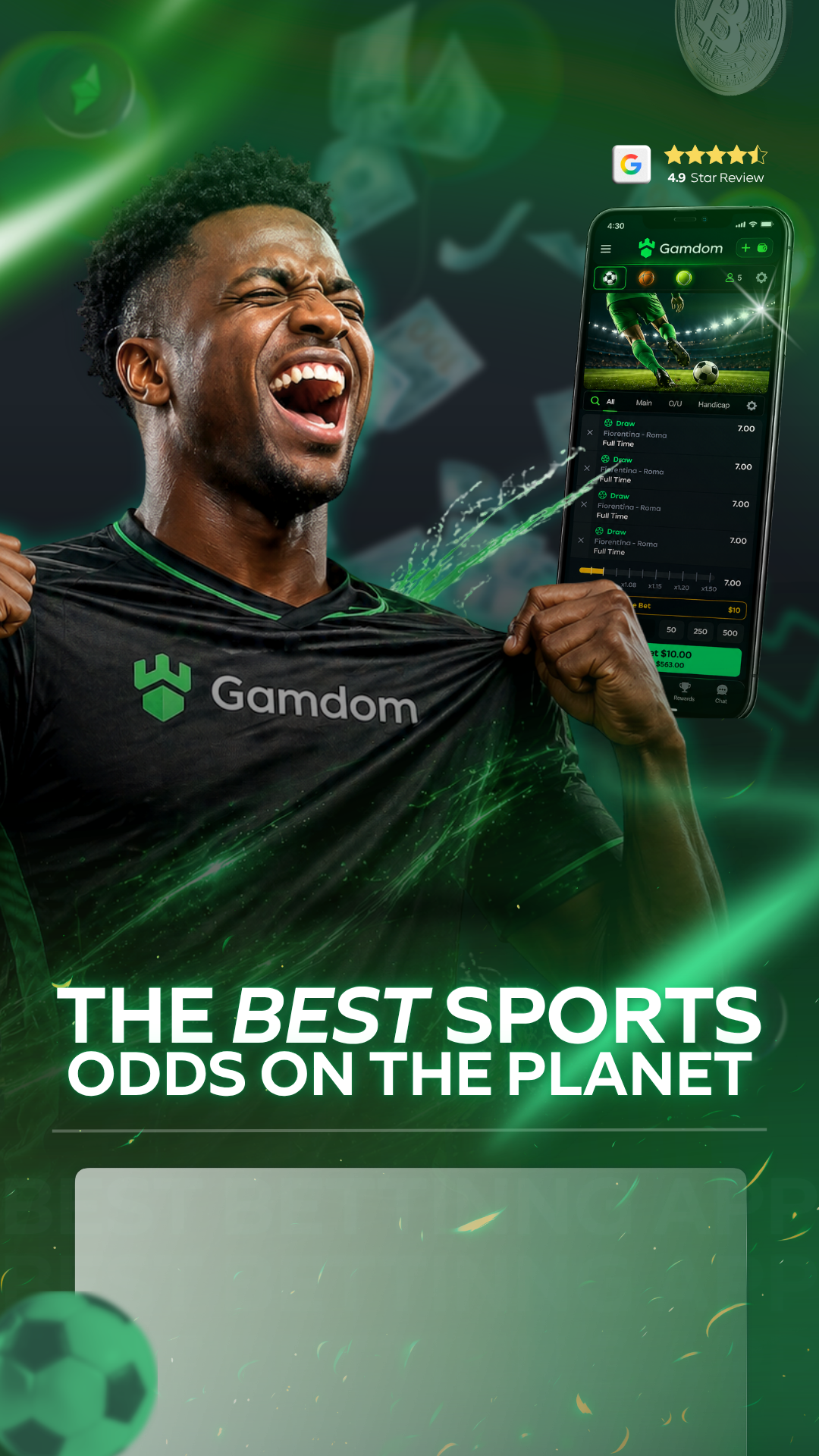 Gamdom Facebook ad