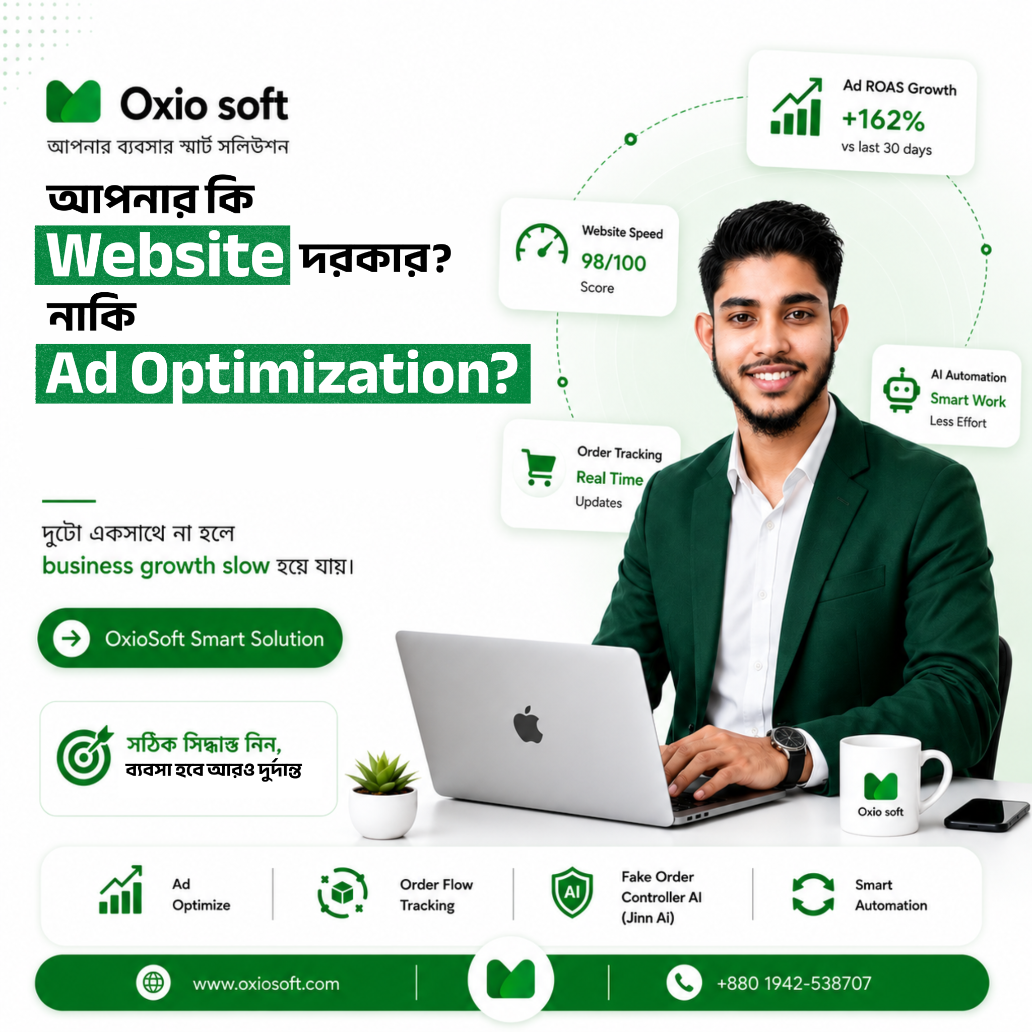 Oxio Software Facebook ad