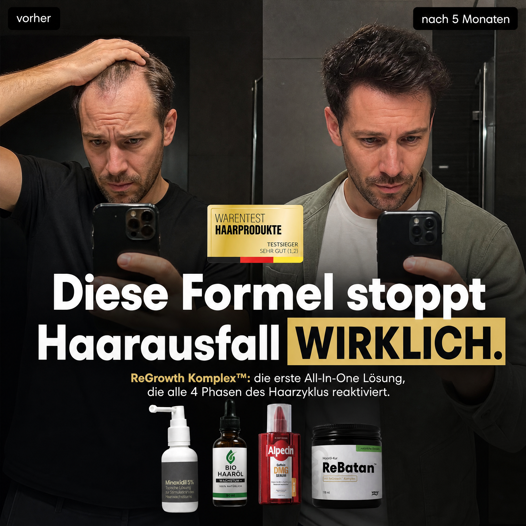 ClinicalHair Review Facebook ad: DAS schafft niemand!