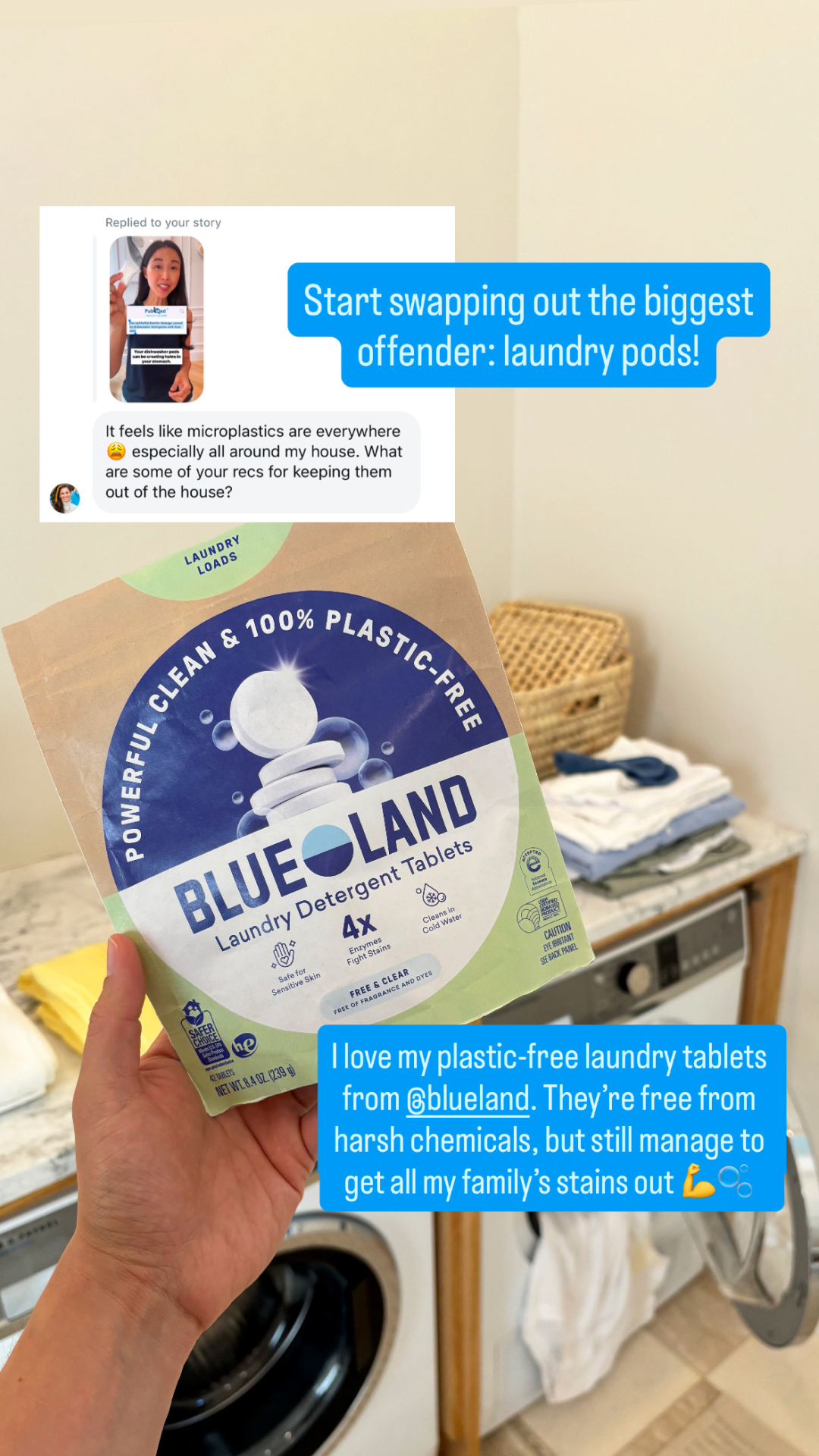Blueland Facebook ad