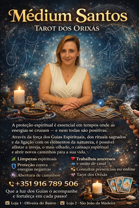 Médium Santos Tarot dos Orixás Facebook ad: Médium Santos Tarot dos Orixás