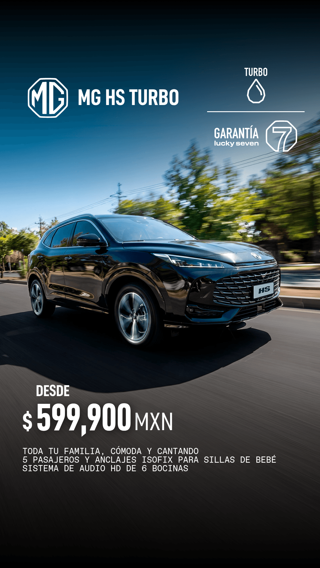 MG México Facebook ad from Aug 10, 2026