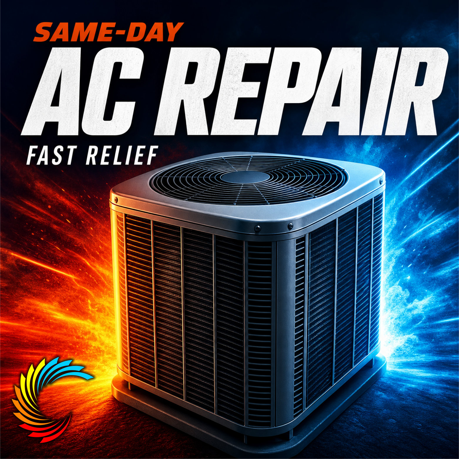 Signature Heating, Cooling, Plumbing & Electrical Facebook ad: Save 15% on AC Repair