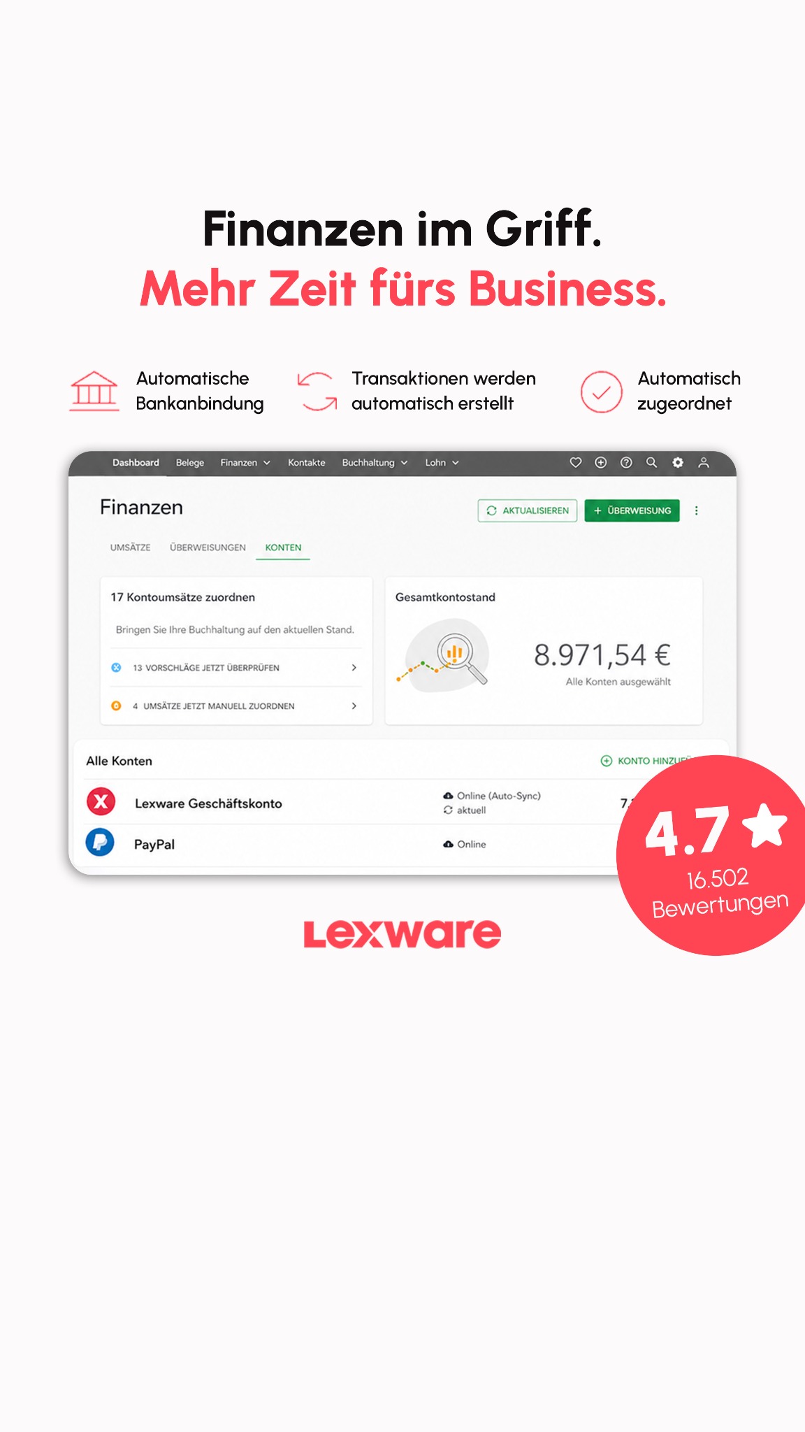 Lexware Facebook ad
