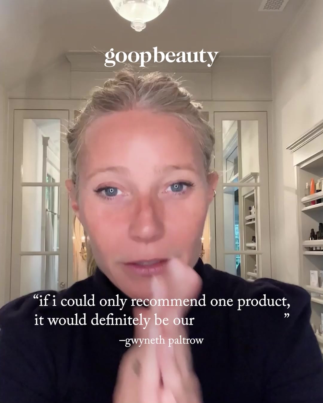 goop Facebook ad: youth-boost peptide serum