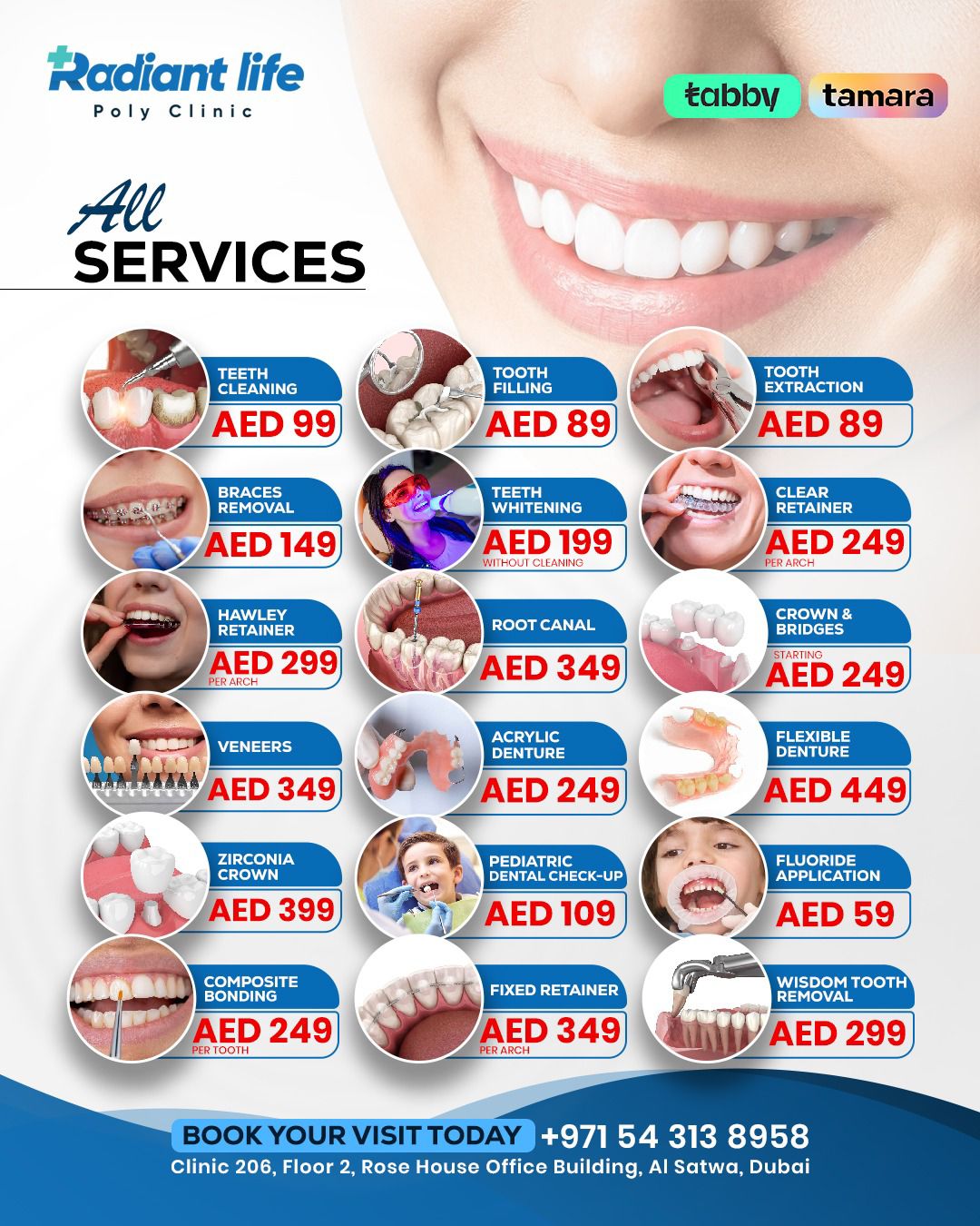Radiant Life Poly Clinic Facebook ad