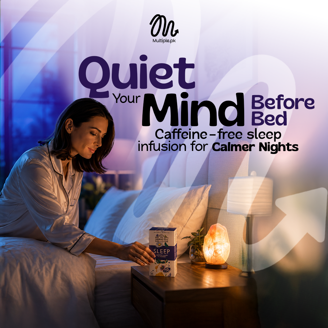 Multiple.pk Facebook ad: Caffeine-Free Tea That Helps You Relax