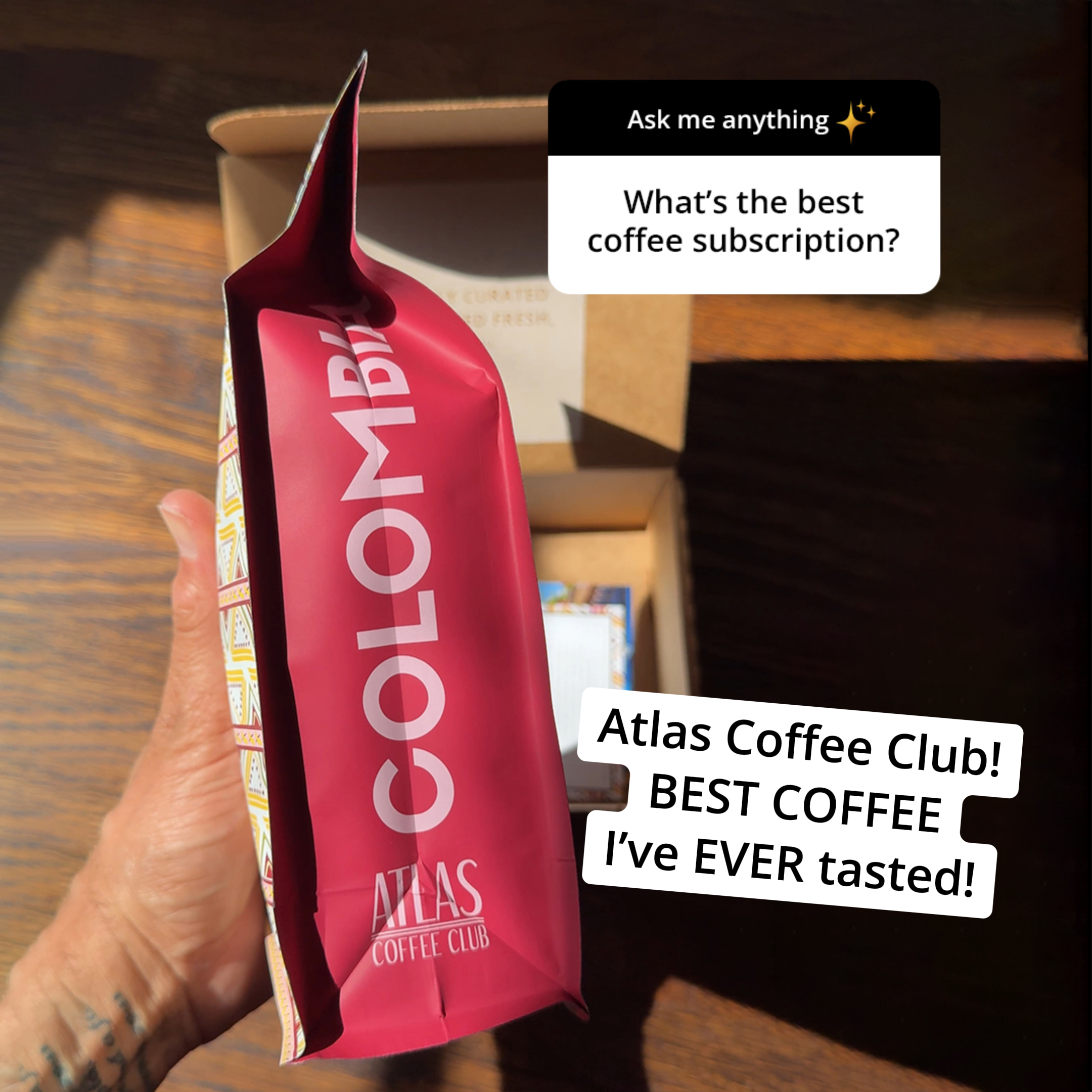 Atlas Coffee Club Facebook ad: Why I’m giving up Big Coffee in 2026
