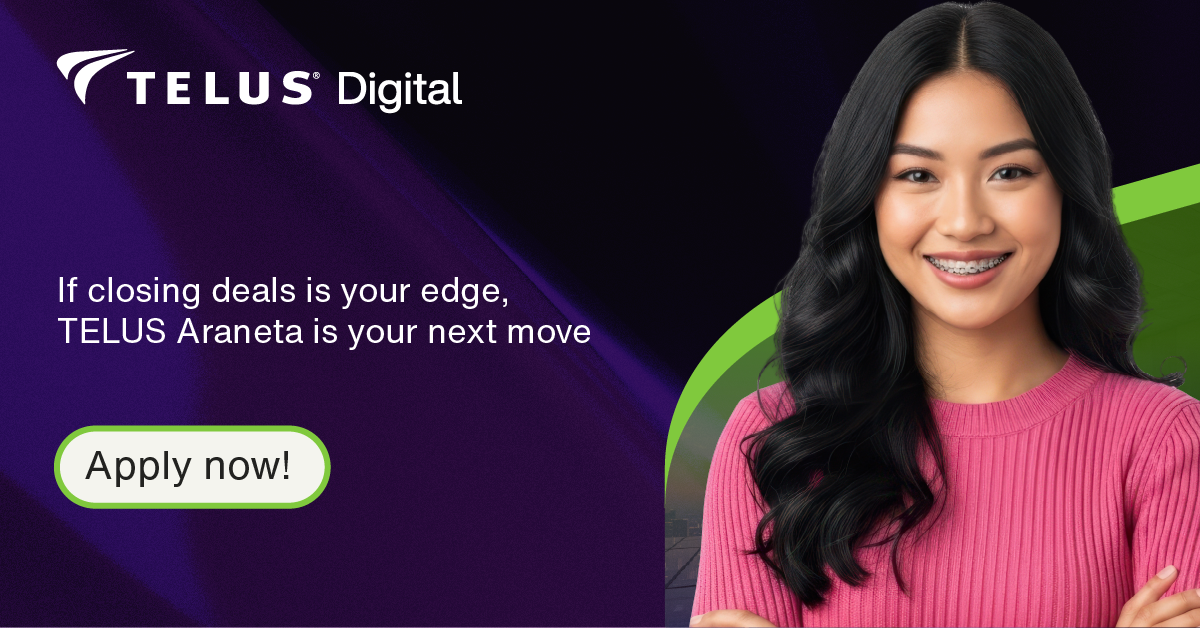TELUS Digital Facebook ad from Aug 19, 2026