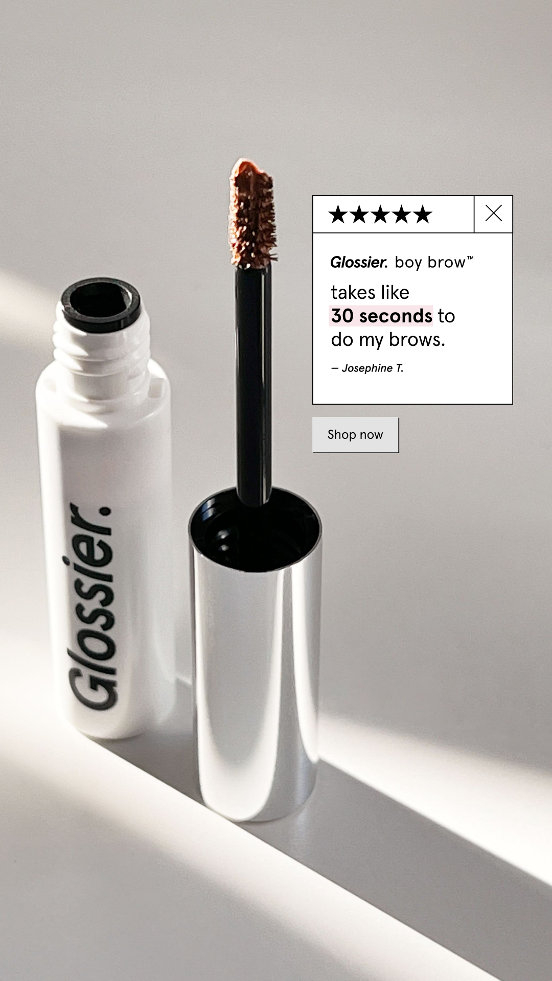 Glossier Facebook ad