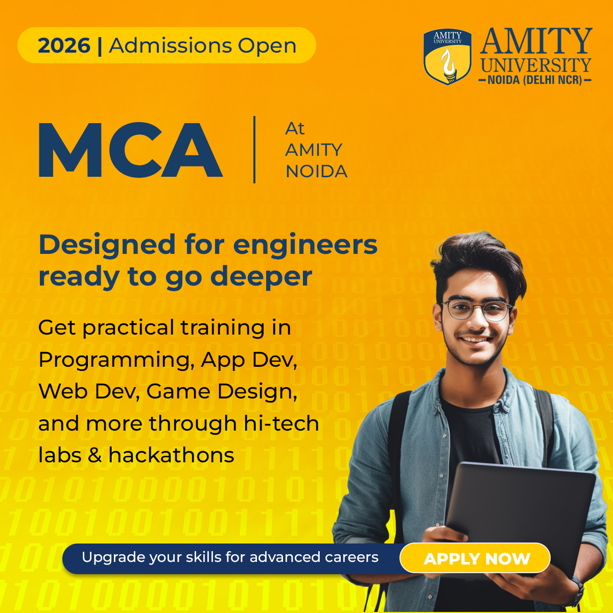 Amity University Facebook ad