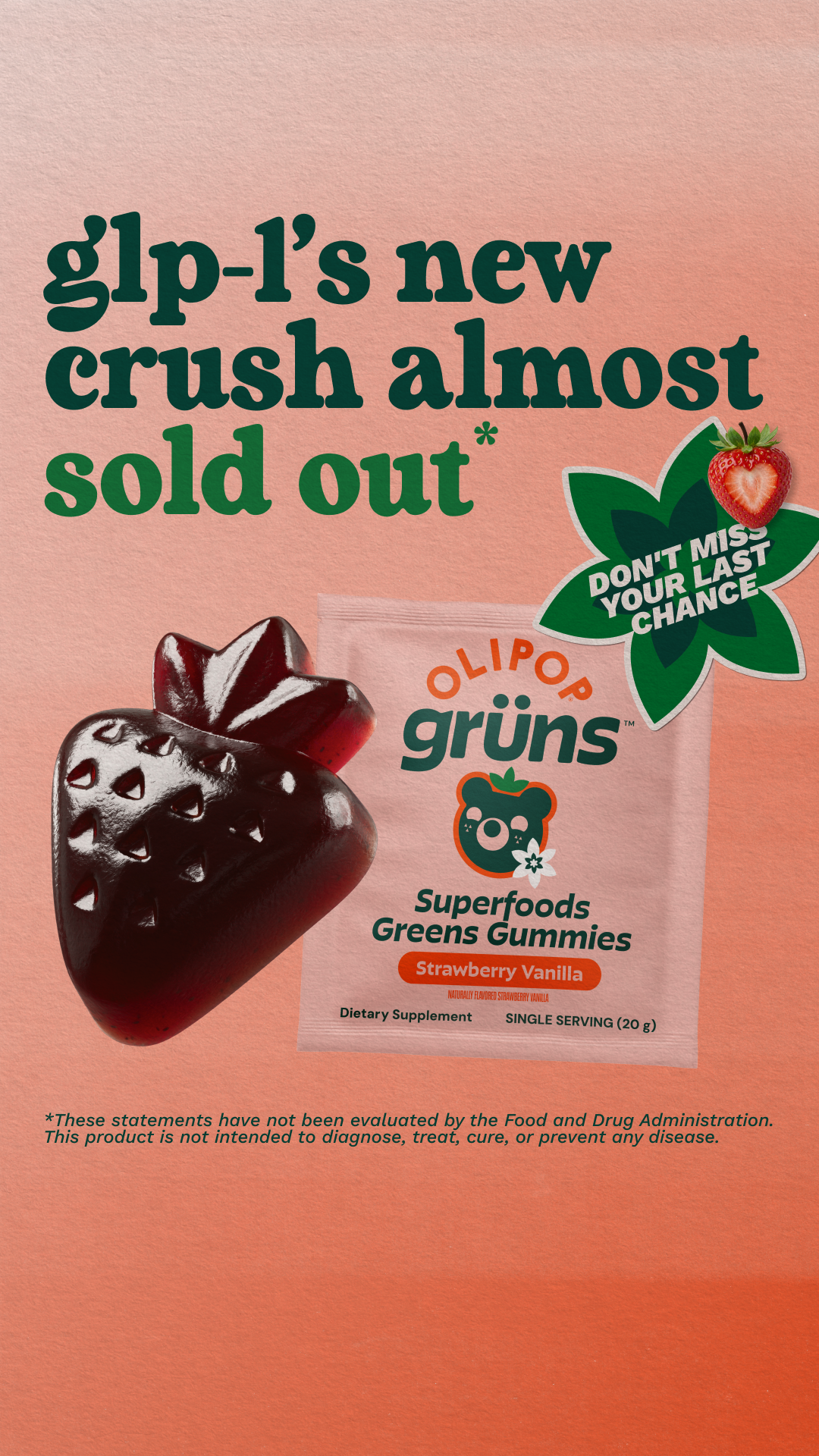 Grüns Facebook ad