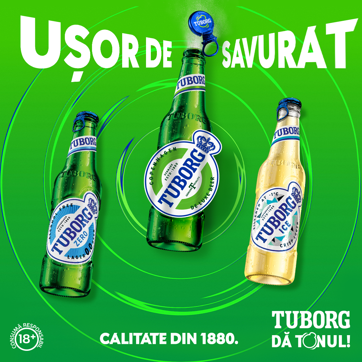 TuborgRomania Facebook ad: Look nou Tuborg