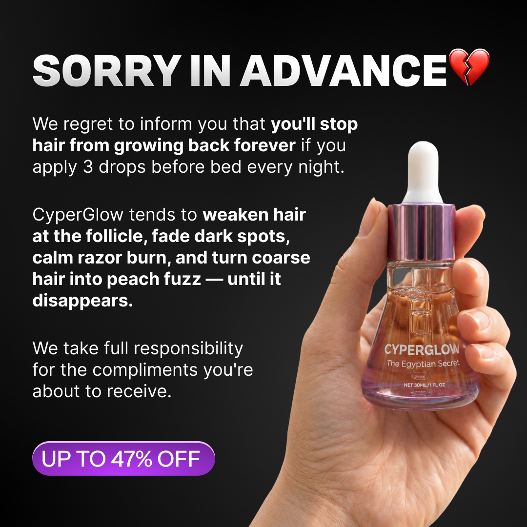 CyperGlow Facebook ad