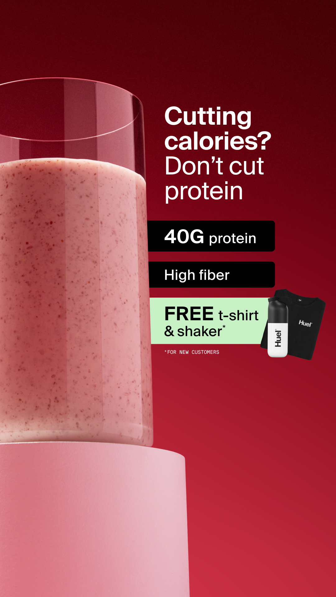 Huel Facebook ad
