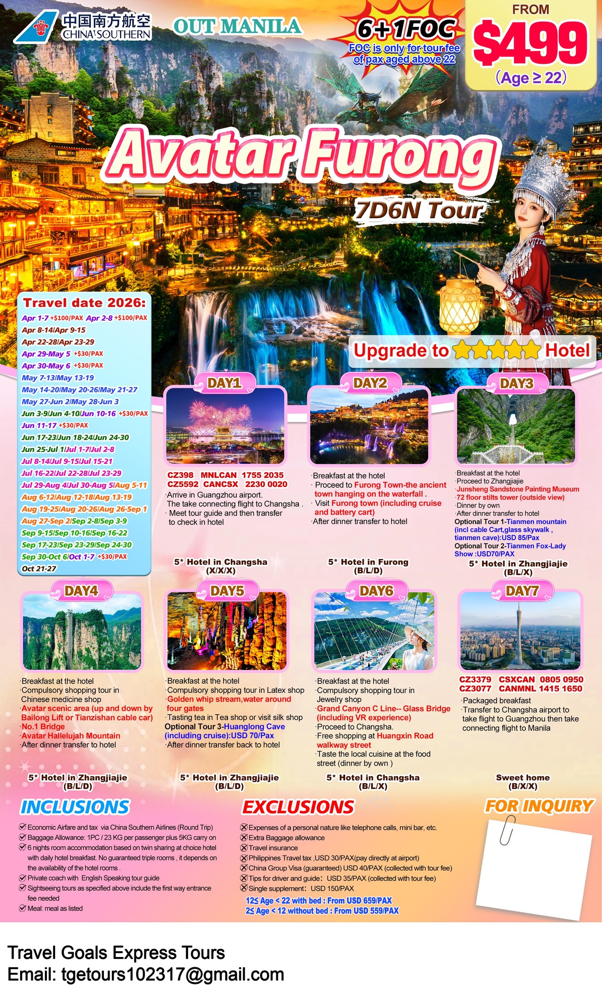 Travel Goals Express Tours -Travgoe Tours Facebook ad
