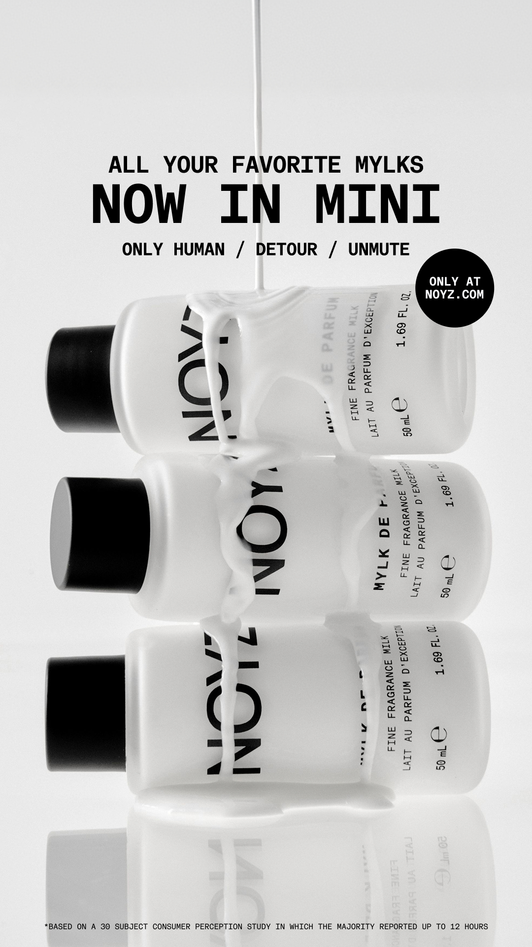 NOYZ Facebook ad: New Mini MYLK Dropped!