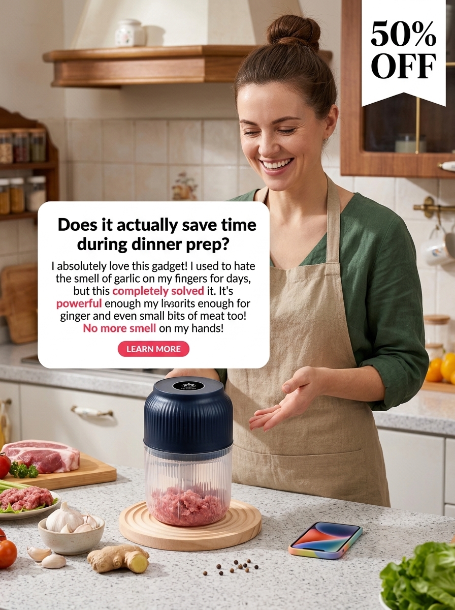Sarah Bennett Facebook ad: Prep done in 5 seconds!