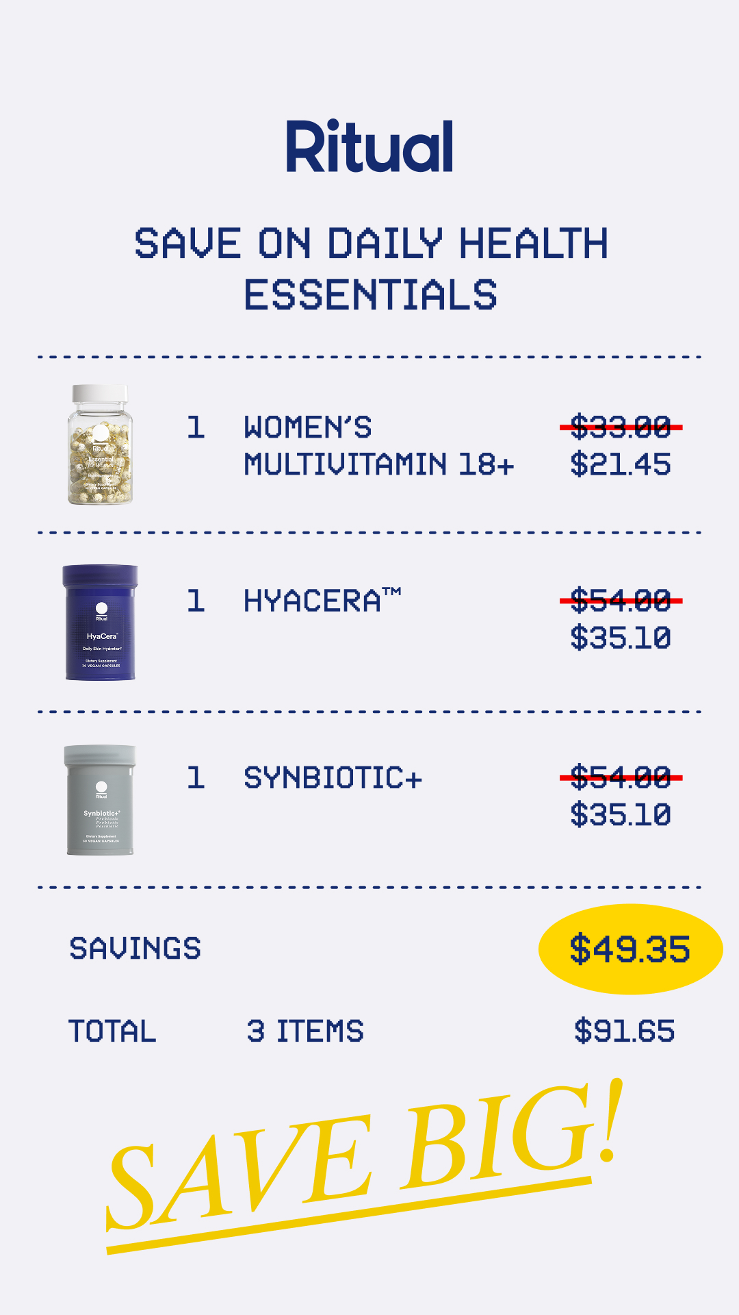 Ritual Facebook ad