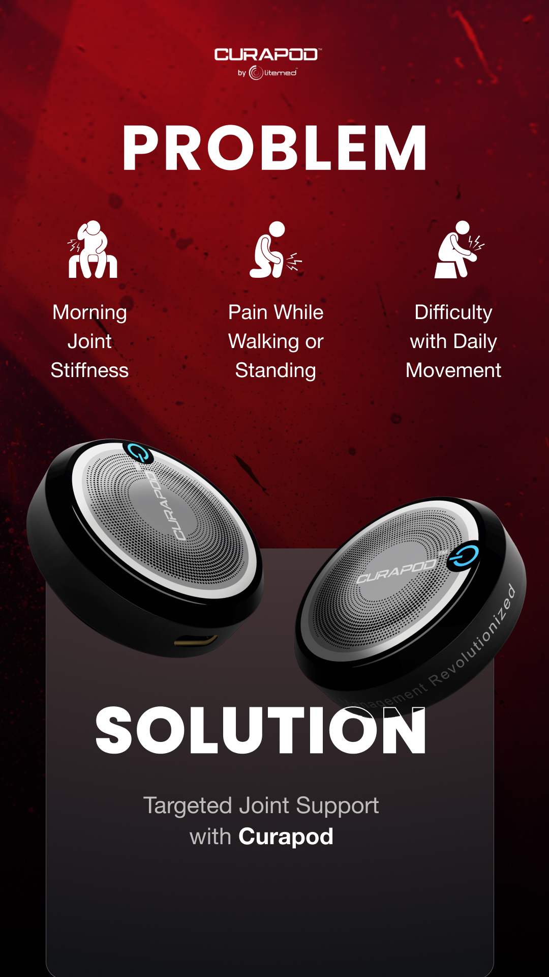 Curapod by Litemed Facebook ad