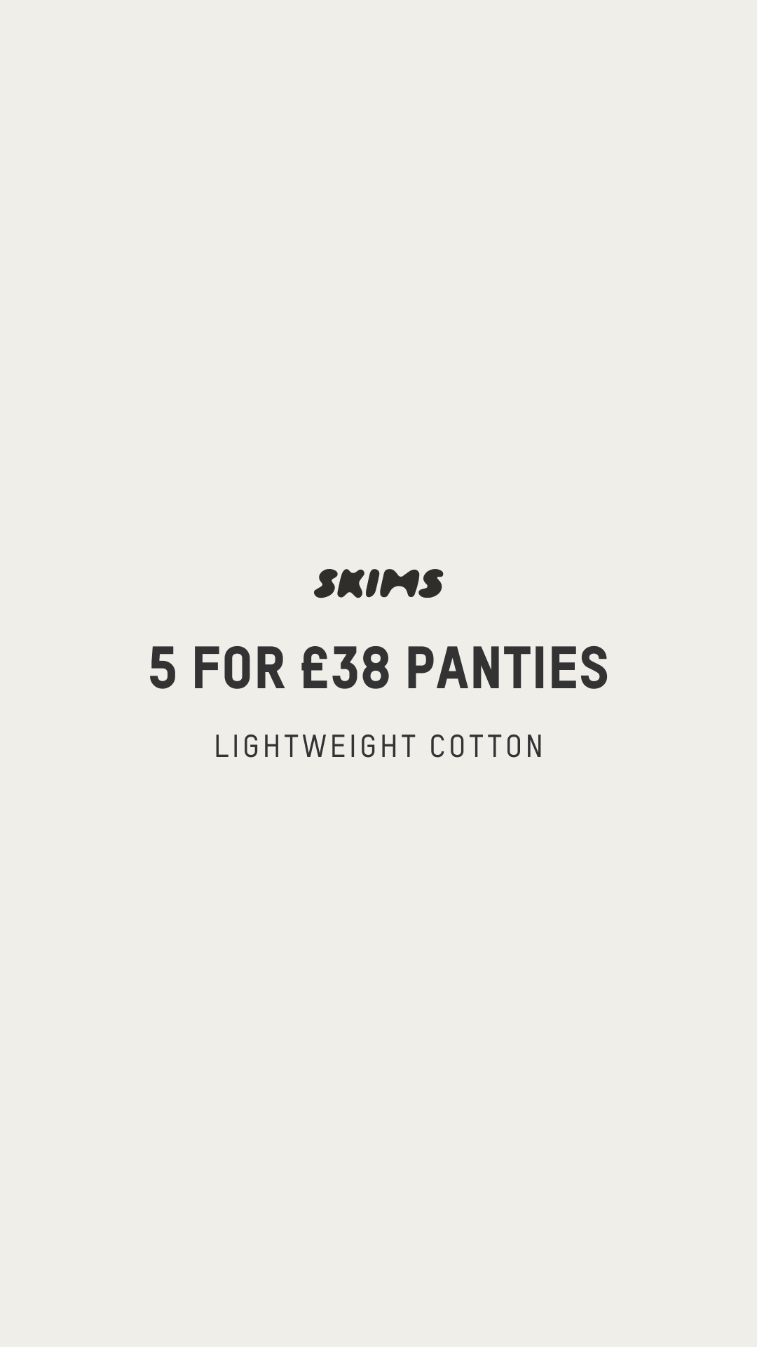 SKIMS Facebook ad