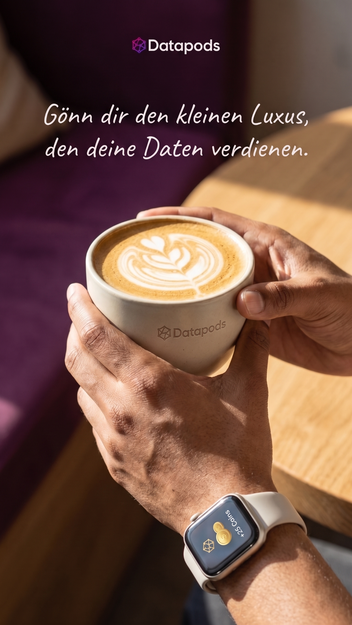 Datapods Facebook ad: Passives Einkommen