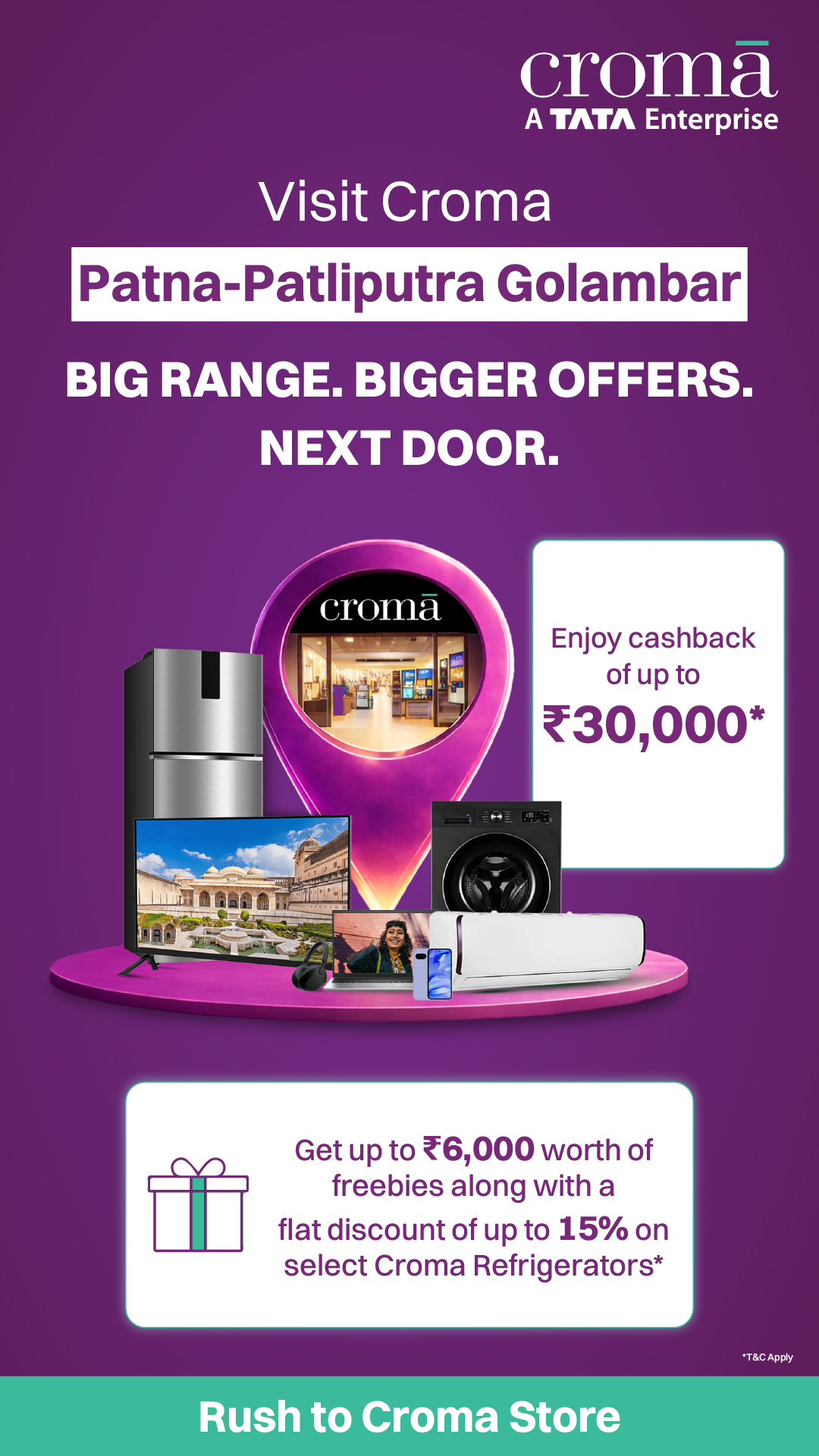 Croma Facebook ad