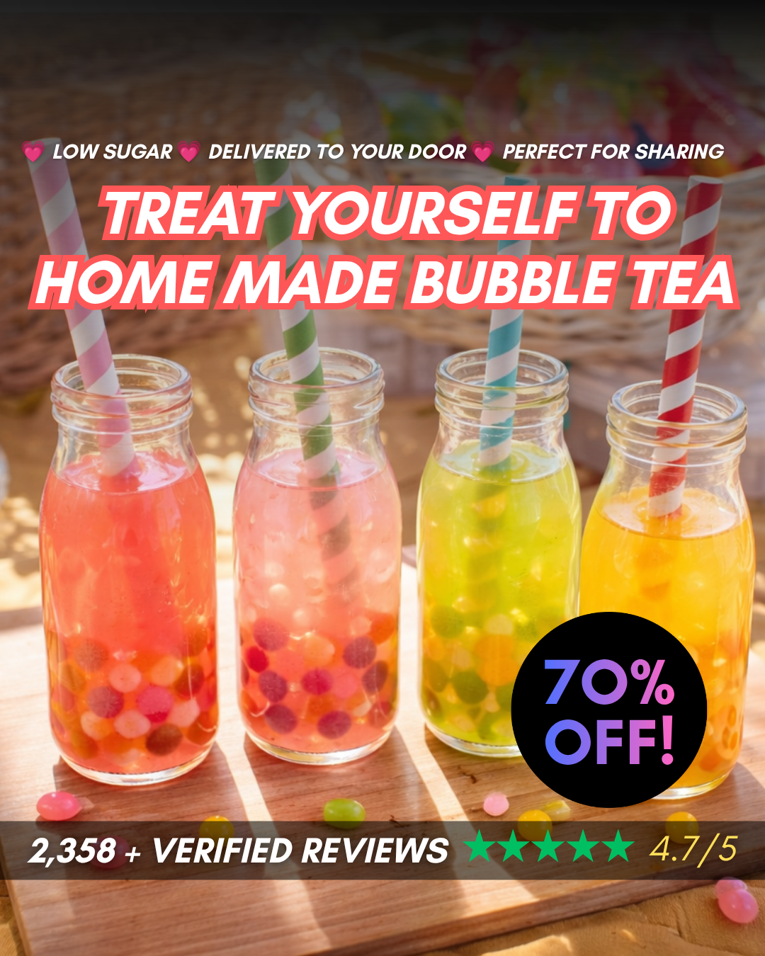 Bubble Panda Facebook ad