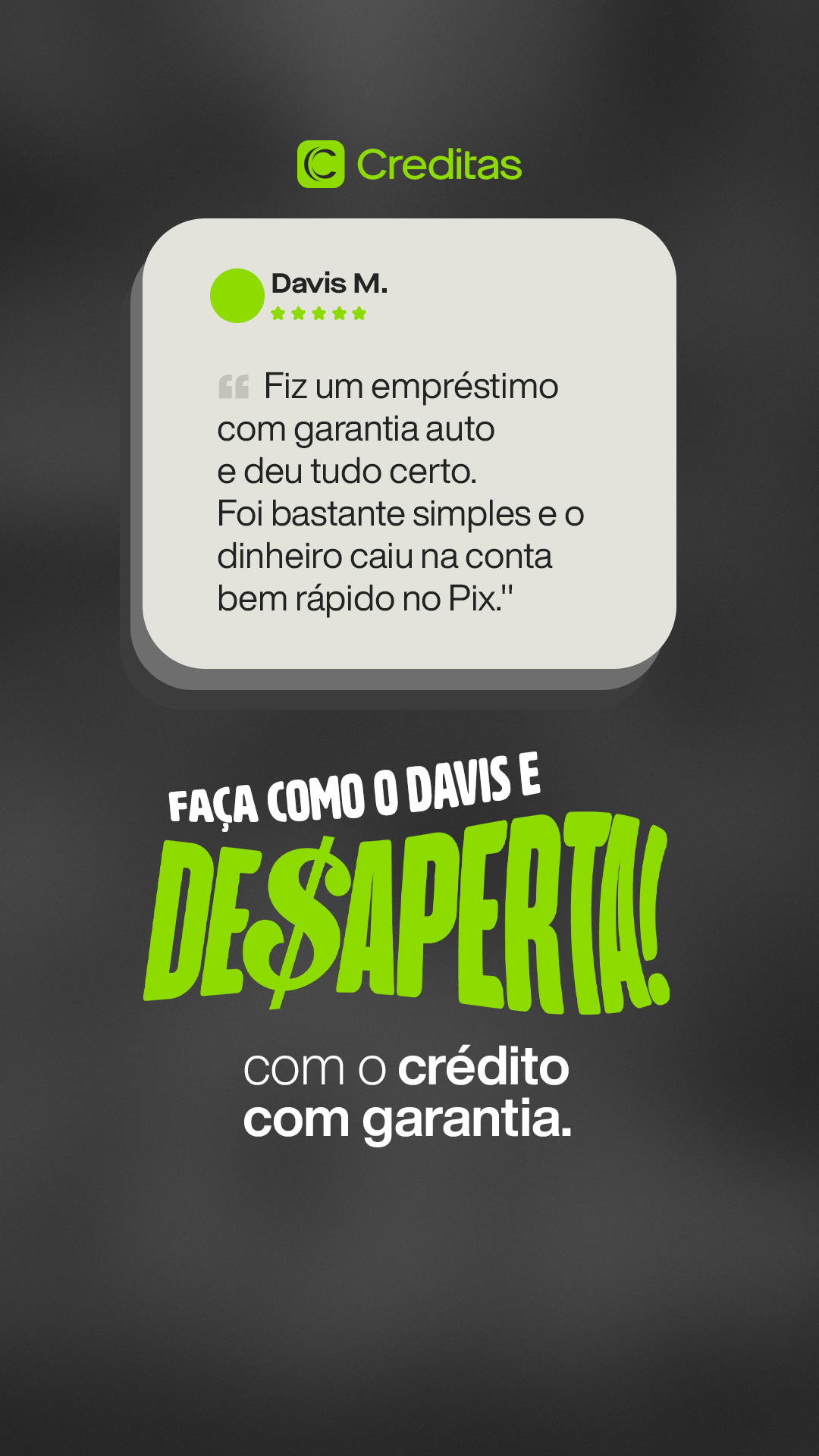 Creditas Facebook ad