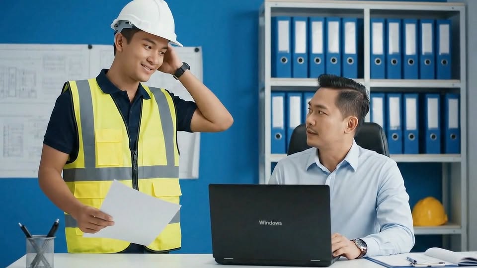 Authentic System Solutions Facebook ad: Software for Construction