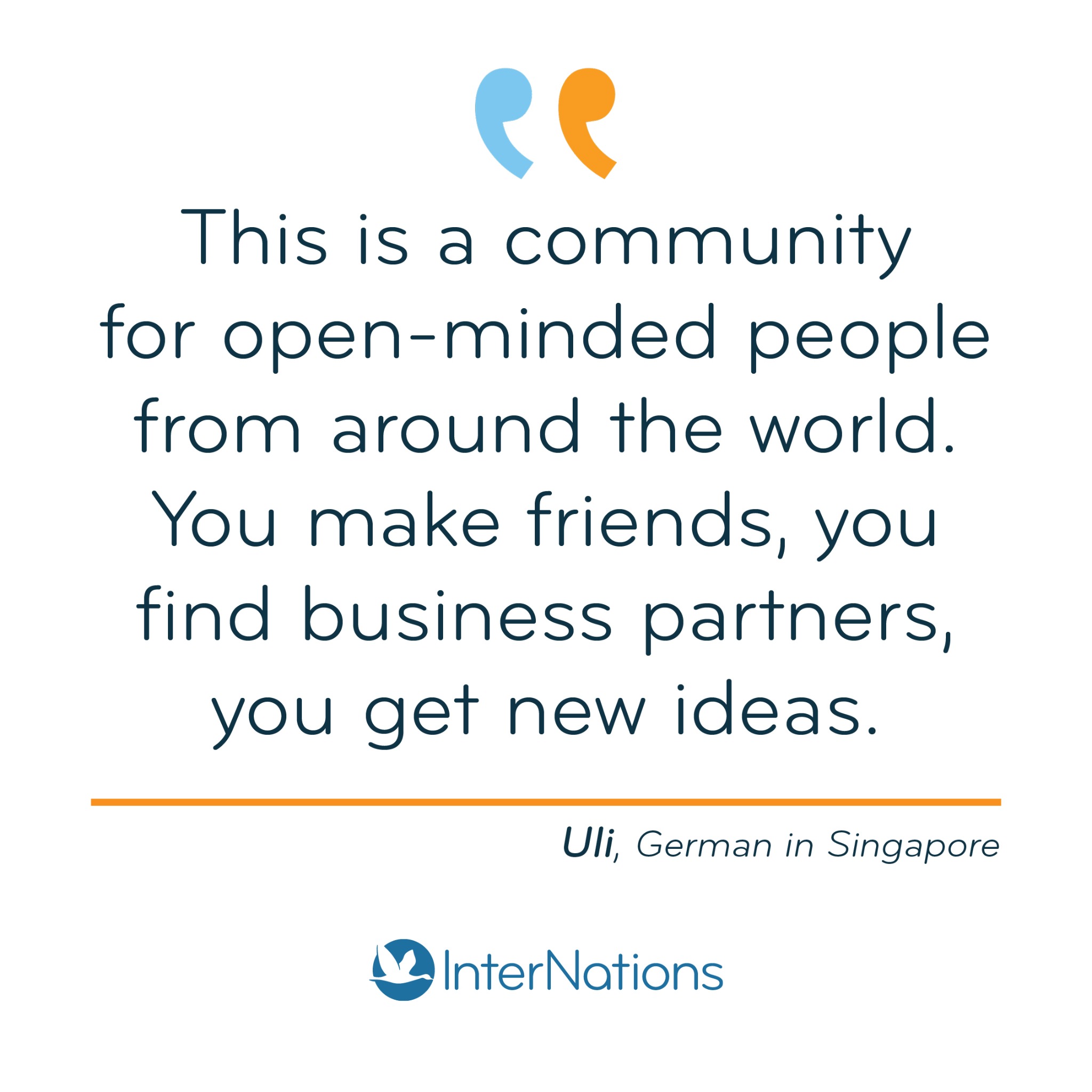 InterNations Facebook ad