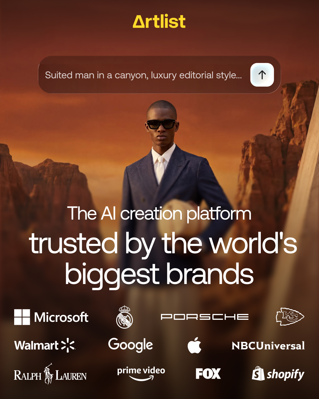 Artlist.io Facebook ad: The AI creation platform Chosen by the world’s…