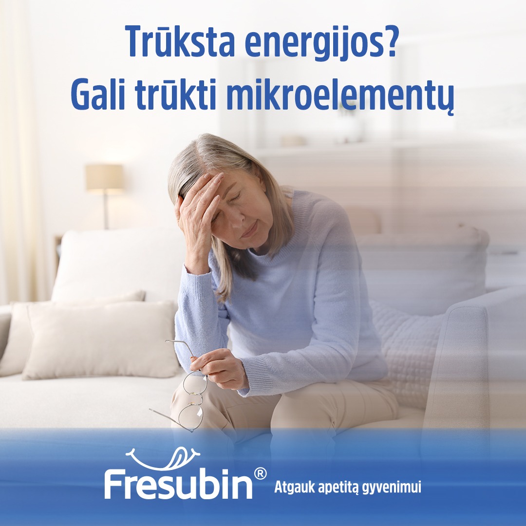 Fresubin. Atgauk apetitą gyvenimui Facebook ad: Lėtinis nuovargis, slenkantys plaukai ar lūžinėjantys nagai?