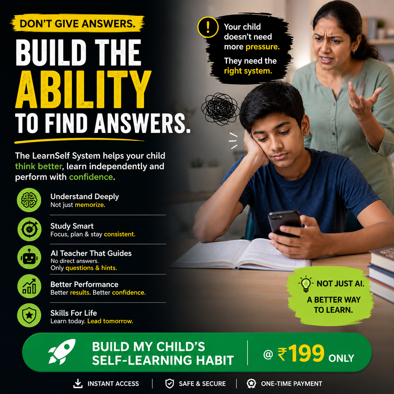 SSumitPundit Facebook ad: Teach Your Child HOW to Learn, Not Just WHAT to Study