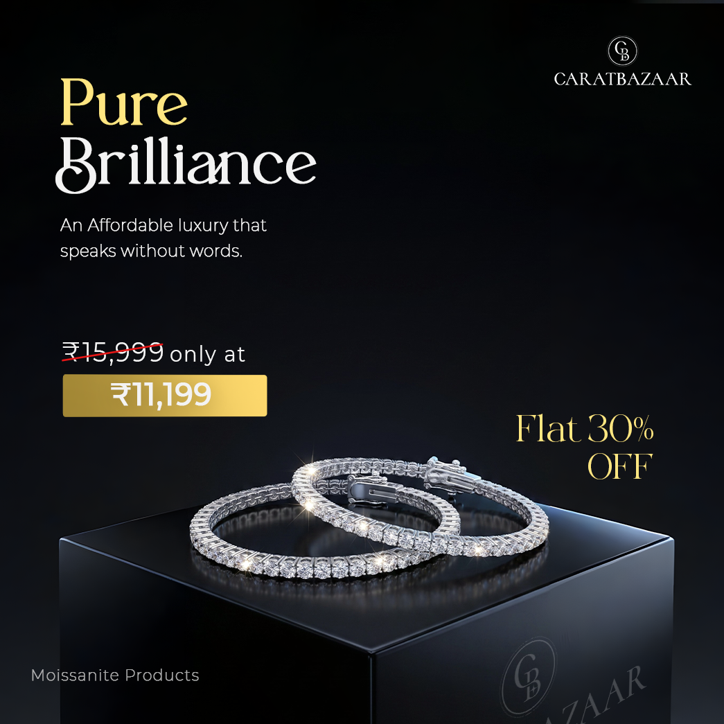 Caratbazaar.in Facebook ad: Bracelet Lovers, 30% Off First time