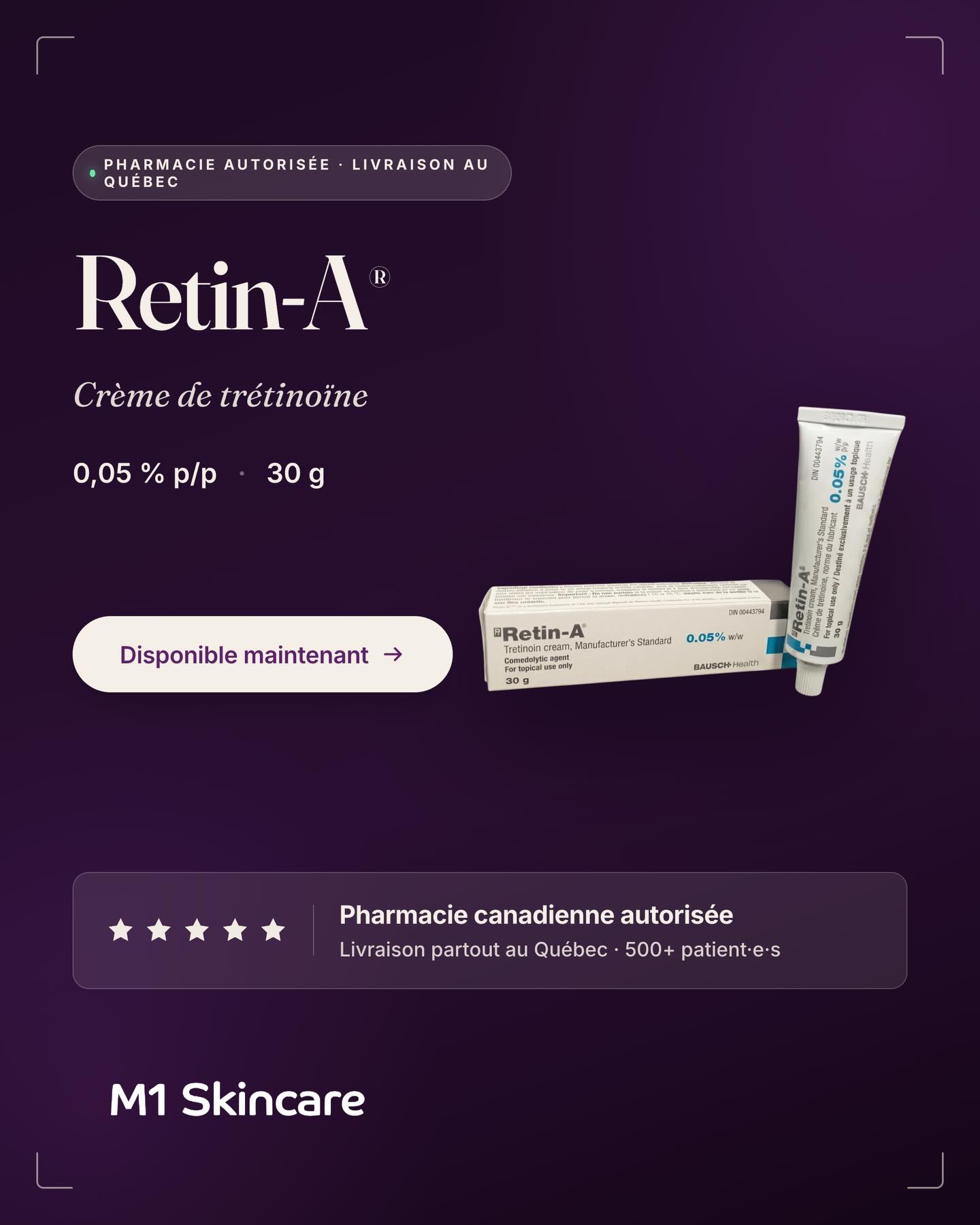 MediOne Rx Facebook ad: M1 Skincare | Prescription Skincare by Licensed Pharmacists