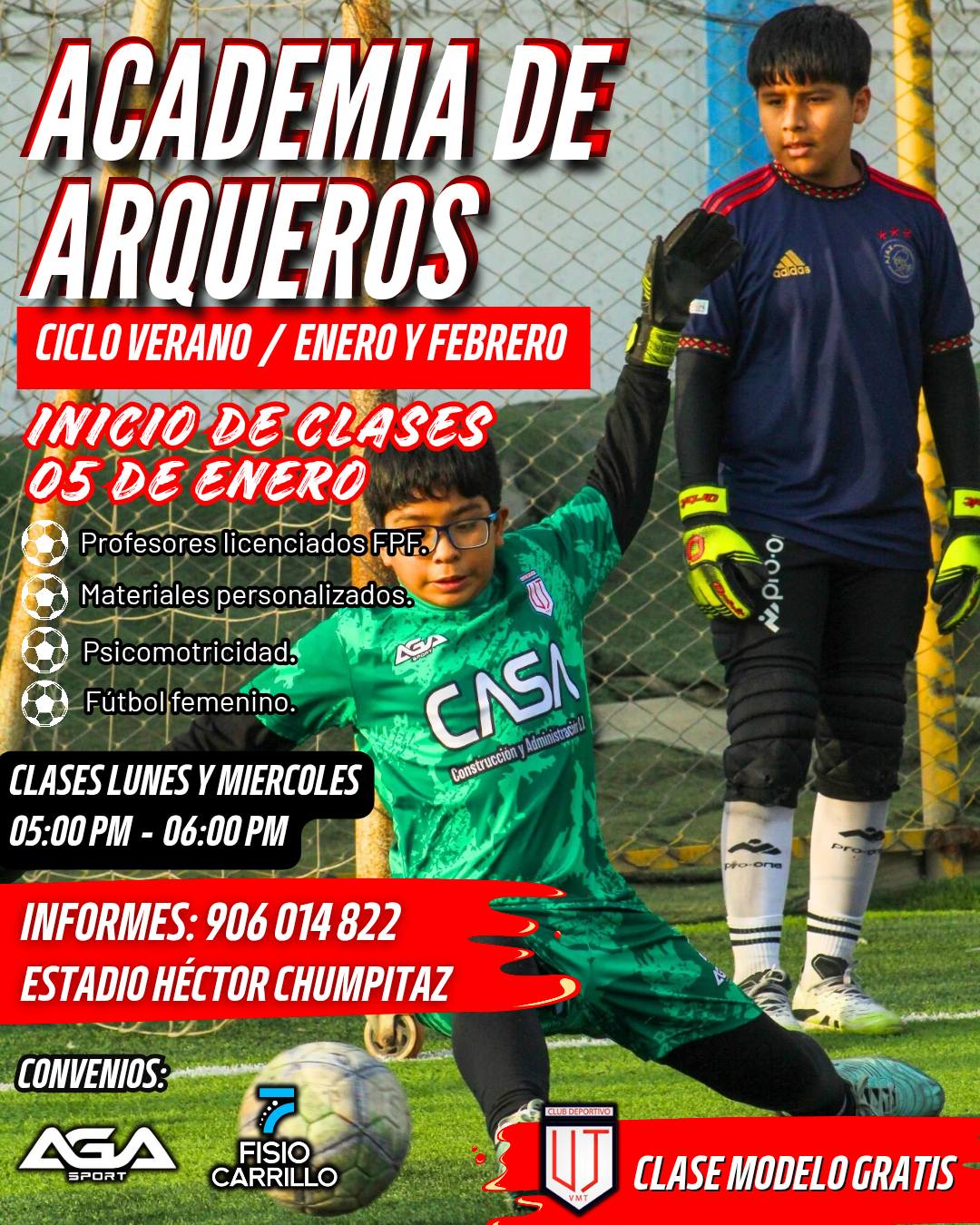 Academia de arqueros Unión Juventud VMT Facebook ad: 𝐂𝐈𝐂𝐋𝐎 𝐕𝐄𝐑𝐀𝐍𝐎 2026