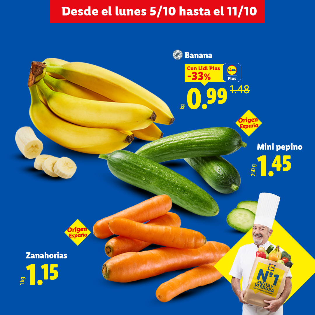 Lidl España Facebook ad: Desde el lunes 5/10 hasta el 11/10 encuentra…