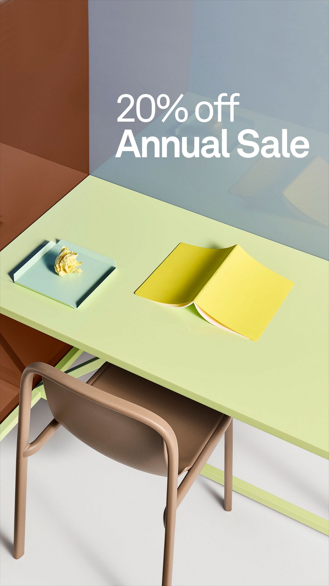 Blu Dot Facebook ad: Take 20% Off Everything