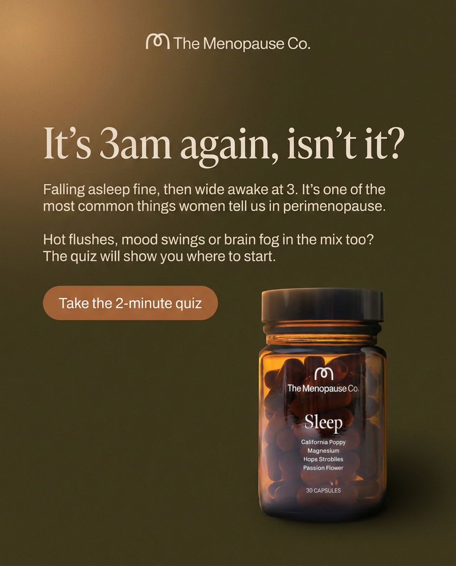 The Menopause Co Facebook ad