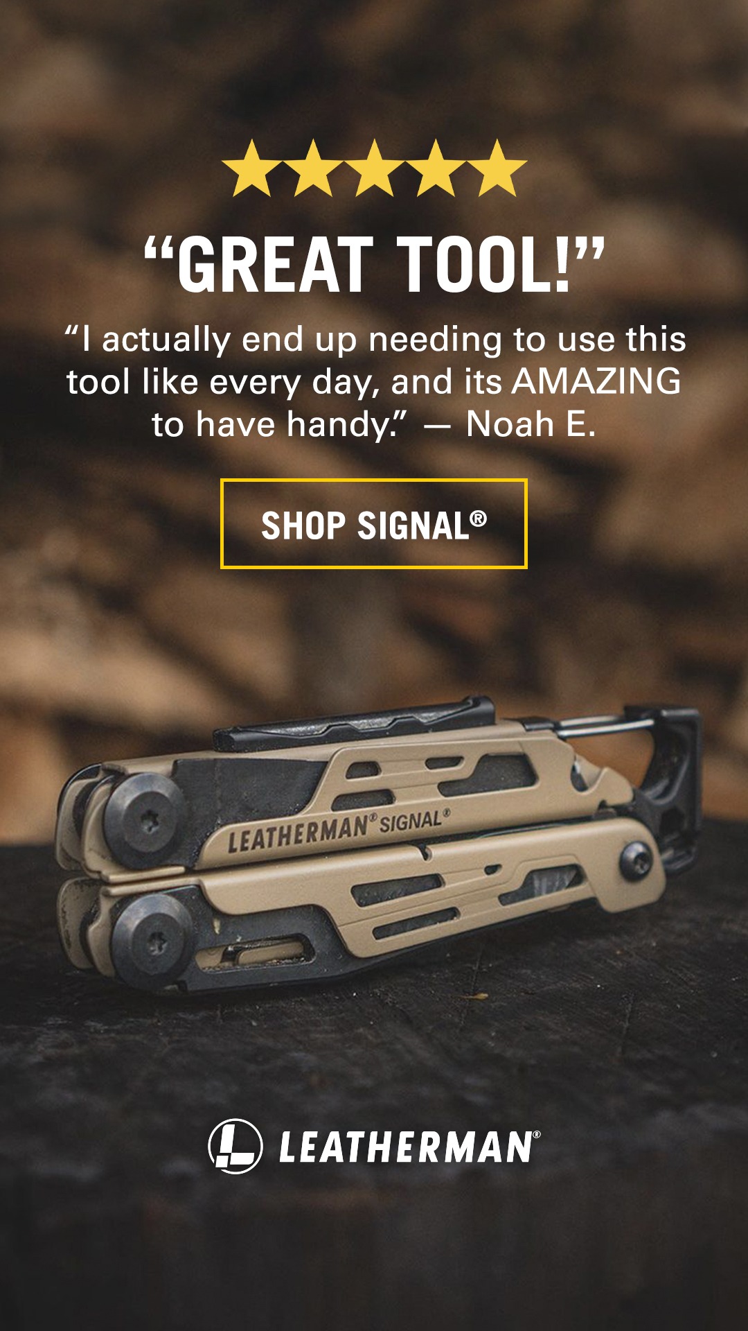 Leatherman Facebook ad