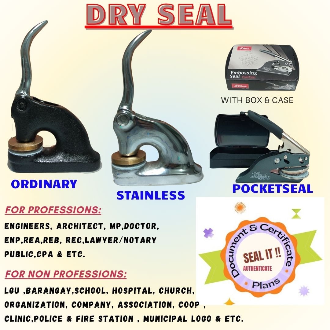 Dry Seal & Stamp Phil Facebook ad: Dry Seal for PROFESSIONALS & Non-Professionals