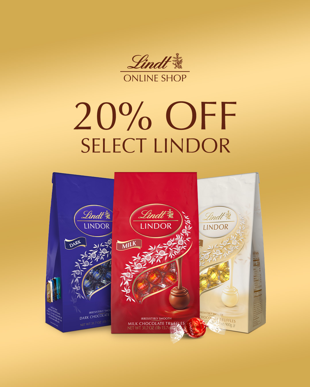 Lindt Facebook ad