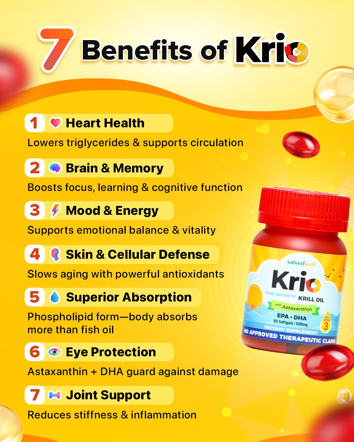 KRIO Omega-3 by Salveo Facebook ad: KRIO isnโt just omega-3, itโs next-level support forโฆ