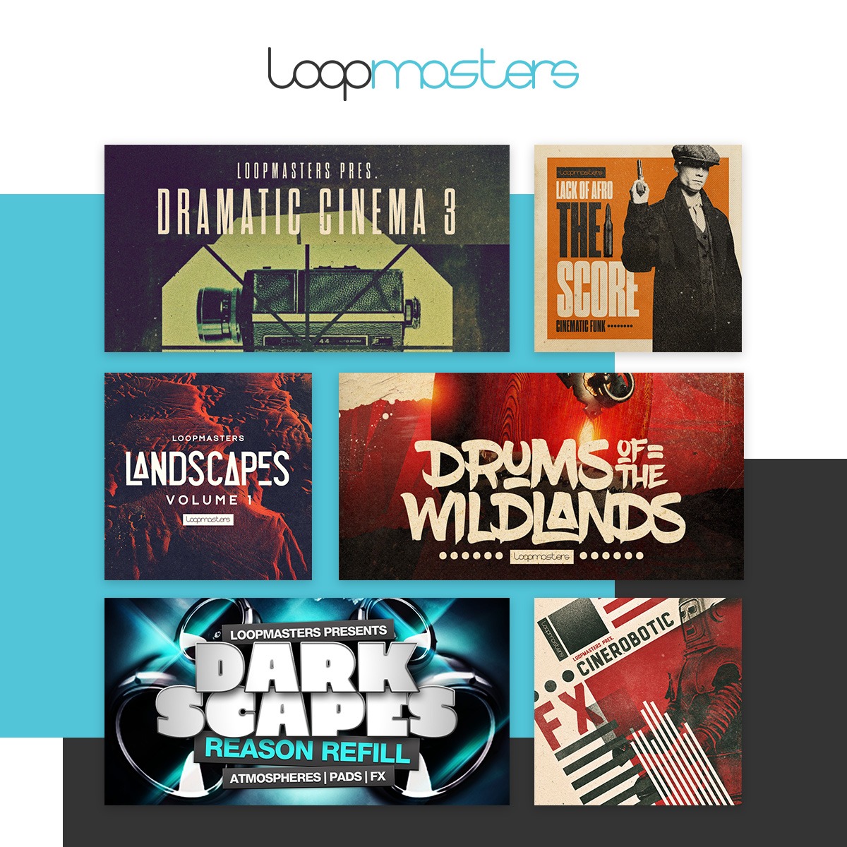 Loopmasters Facebook ad: Cinematic sounds and SFX for films, games, TV…