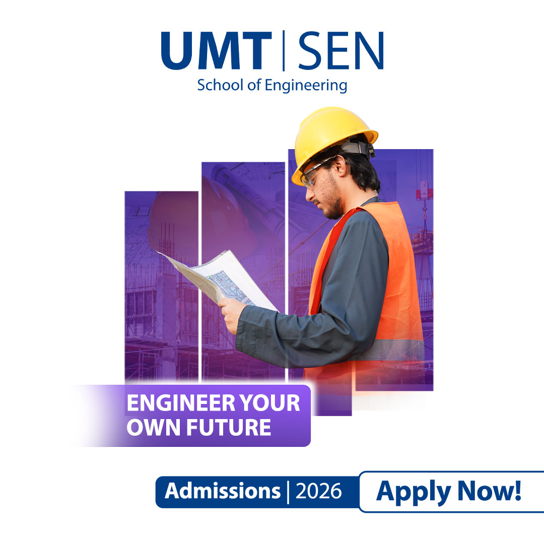 UMT SEN - School of Engineering Facebook ad: Turn your ideas into innovation with UMT School…