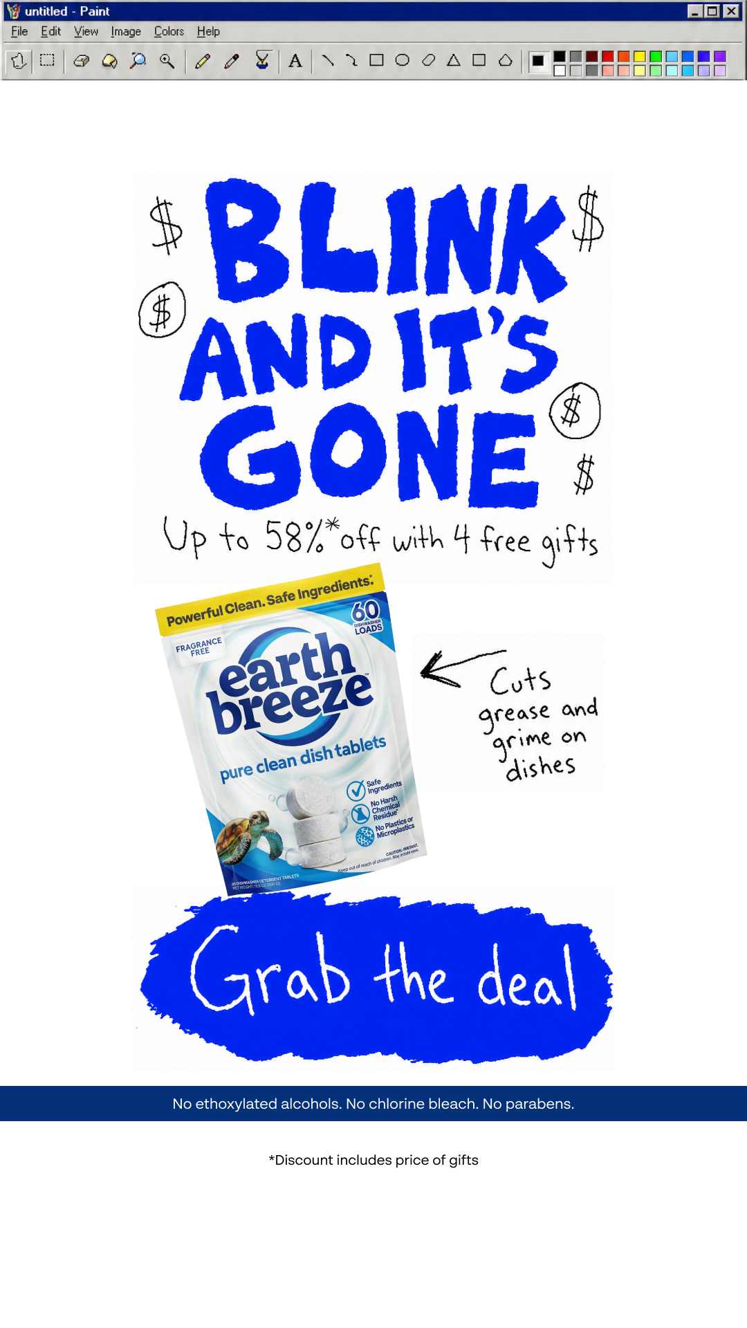 Earth Breeze Facebook ad