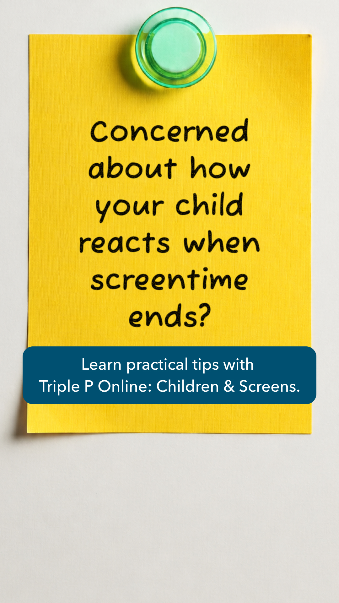 Triple P - Positive Parenting Program Facebook ad